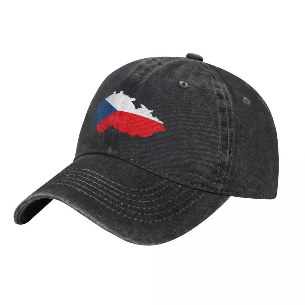 Vlajka České republiky Baseballová čepice Vintage Golfová čepice Truckerka Dámské Golfové oblečení Pánské