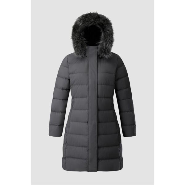 Kolon Sport Women S Raccoon Fur Hoody Down V3jdx24622blk