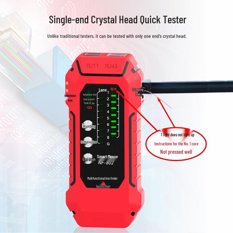 SmartMouse NF-802 Network Cable Tester Set (CN version)
