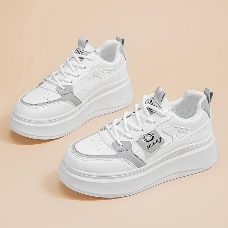 New Breathable Sneakers Versatile Thick-soled Sports Shoes and Casual Shoes
