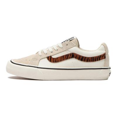 Sk8 Reissue Sf Tiger Stripe Patchwork Casual Low Top Skate Shoes Unisex Sneaker Beige VN0A4UWIA0O