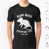 Peste noire : T-shirt Tournée Européenne 1347-1351 Coton Hommes Femmes Impression DIY Peste Noire Tournée Européenne Médiévale Rat Rats