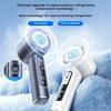 100 Gears Handheld Fan 3000mAh USB Mini Portable Rechargeable High-Speed Turbine Small Camping Fan with Rescue Flashlight