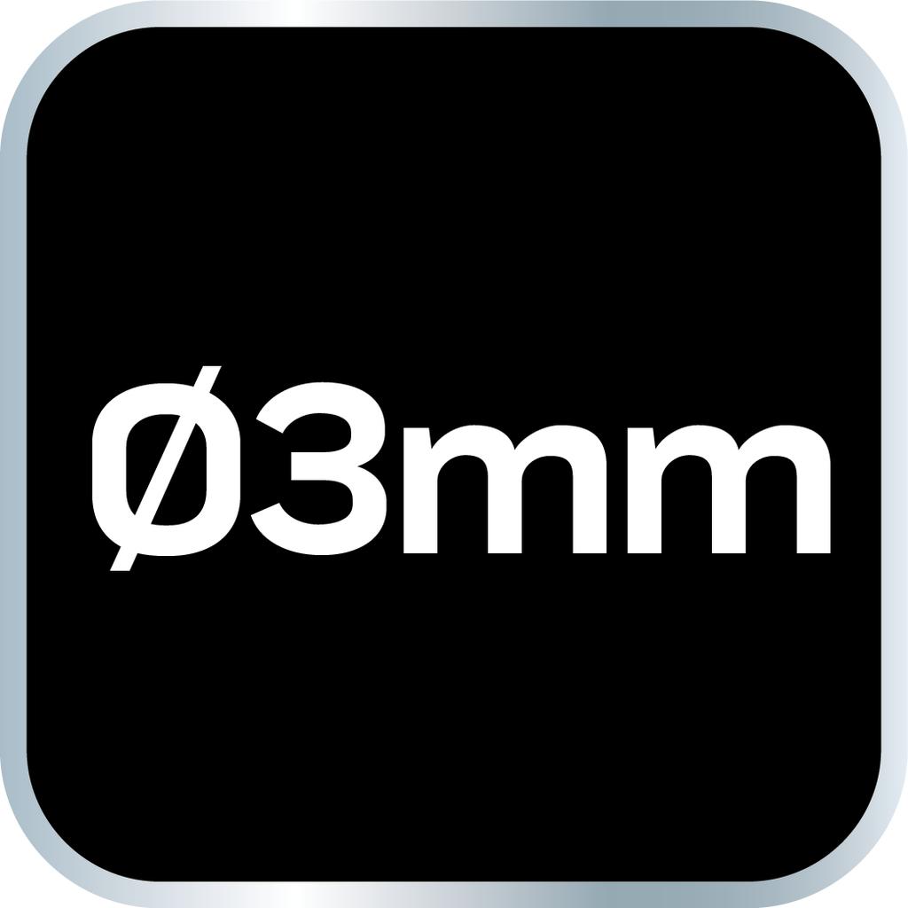 Square trimmer line, diameter 3 mm, length 15 m