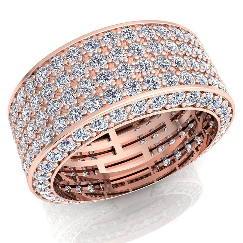 White Zirconium Crystal Alloy Inlaid Ring, Suitable for Women's Party Wedding  To Attend Banquet  Wholesale