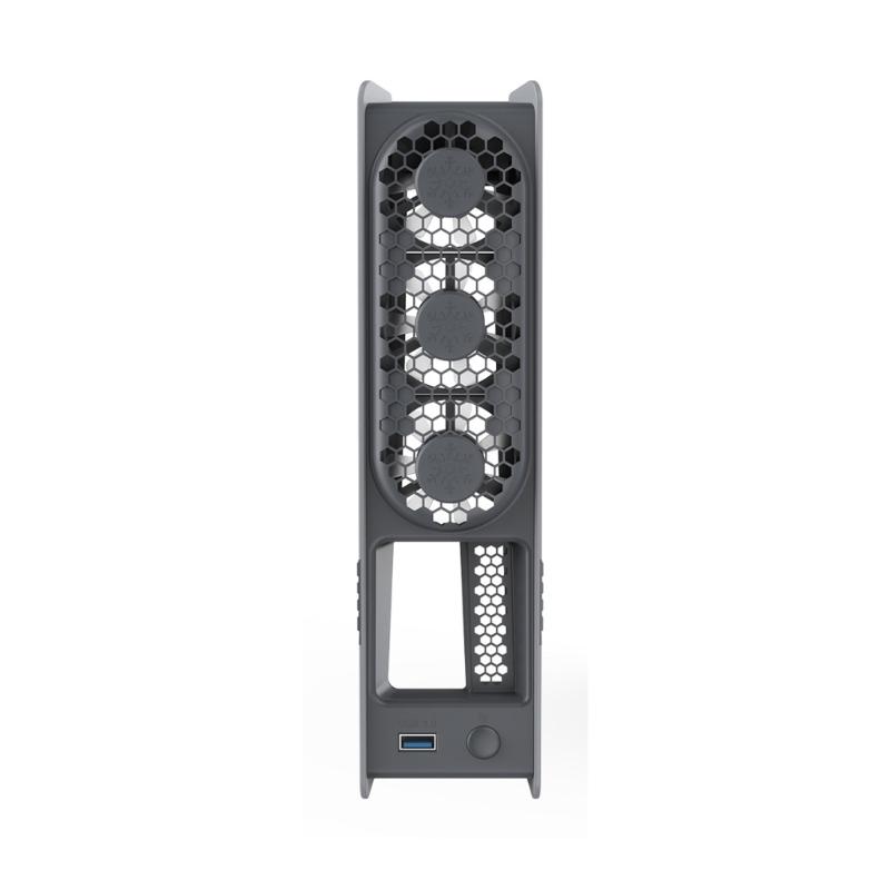 Innovative Cooling Fan for P5 Slim/Professional Console with Colorful LED Lighting Effect Build-in 3pcs Low Noise Fan