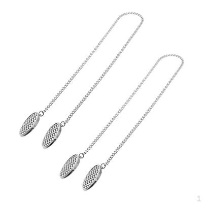 2Pcs Bib Towel Holder Clips Lanyard Neck Strap Fixing Clip Napkin with Chains for Drawing