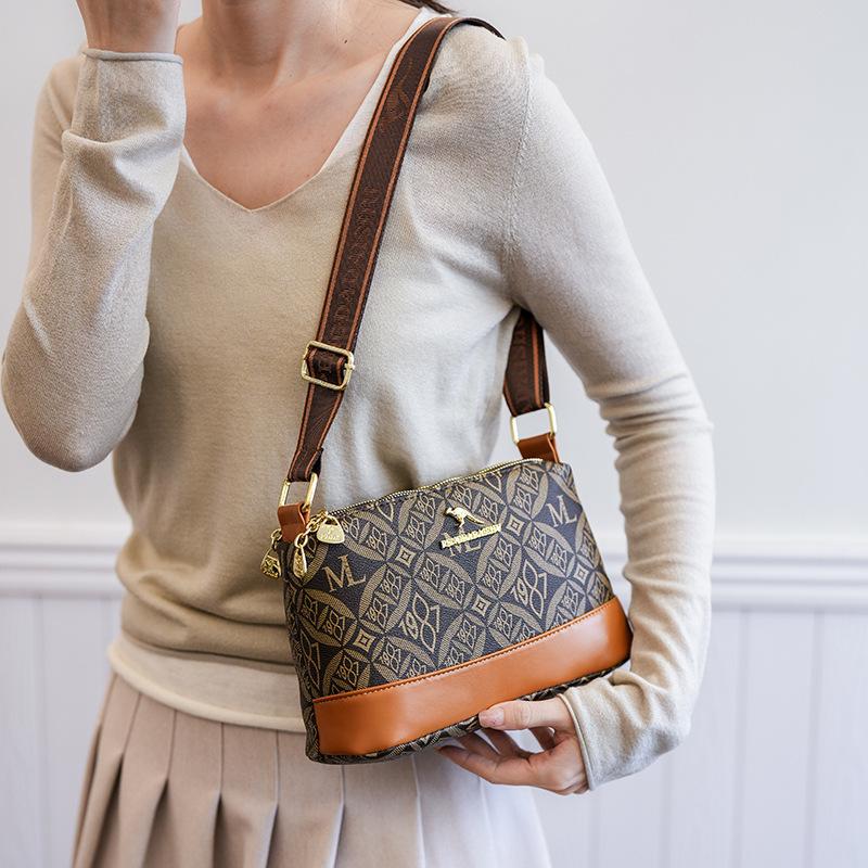 Módní crossbody taška, Taška tote, Retro malá taška, Taška pro maminku pro ženy středního a staršího věku, Taška přes rameno