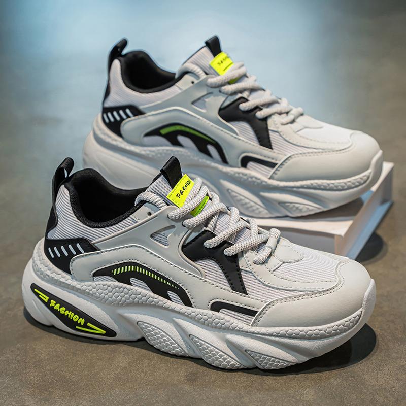 

2025 Лето Мужские Кроссовки Стильные Универсальные Удобные Повседневные Обувь Легкие Дышащие Разноцветные Zapatos Para Hombres 44 серый