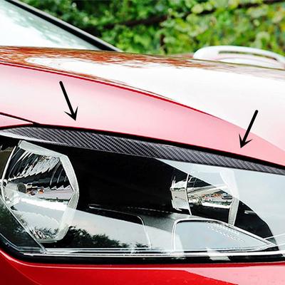 Car Front Headlights Front Rear Vehicle Modification Cover Trim Strips Stickers For Volkswagen Golf 7 MK7 Car
