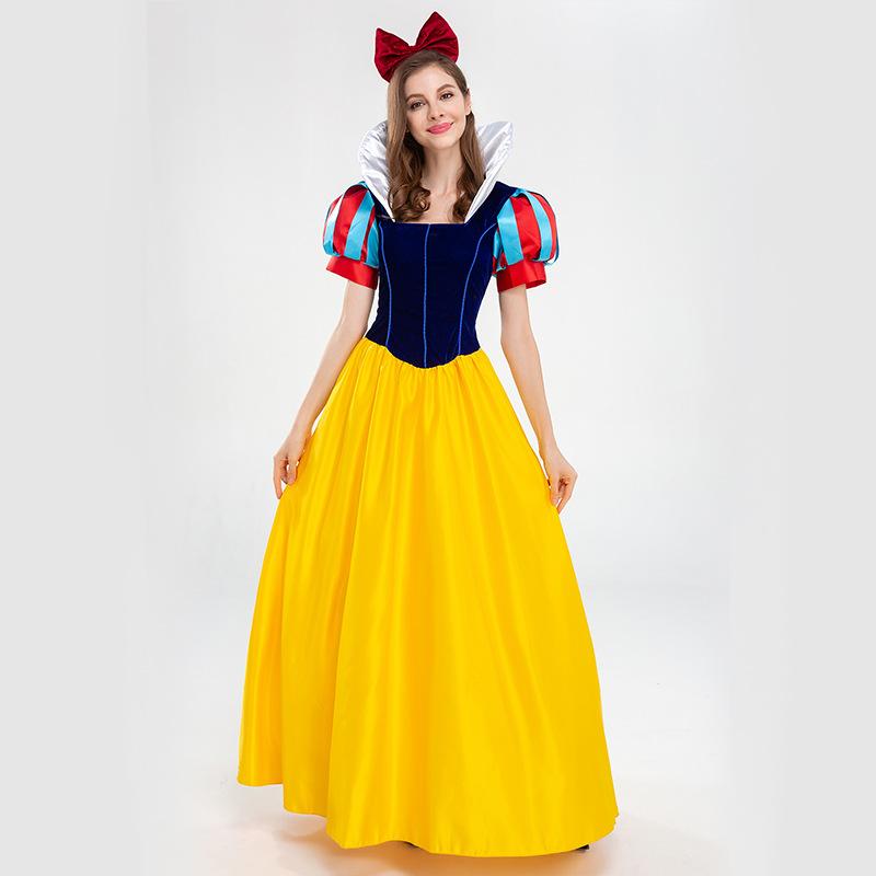 European and American Halloween cos costume Snow White dress Cinderella adult cosplay costume