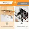 Set of 4 Plastic Mixer Accessory Hanger Organizes Blender Tool and Scrapers with Secure Countertop Mounting for Kitchen