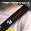 2026 Hot For Volkswagen VW 1/2pcs Suede Car Safety Belts Shoulder Protection For Volkswagen Jetta Golf Passat Polo Tiguan Arteon