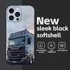 S-Scania TruxES  Phone Case For iPhone 16 16e 15 14 13 12 11 Plus Mini Pro Max Soft Black Shockproof Cover