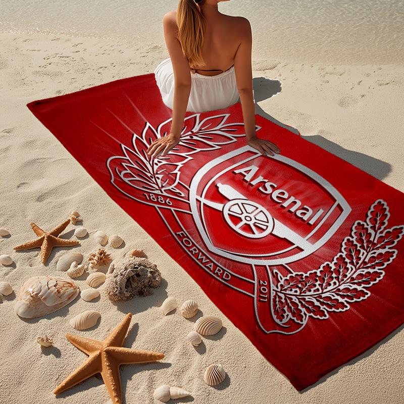 1PC Arsenal Celebration Moment Beach Towel - Soft, Absorbent Microfiber, Lightweight, Ideal for The Beach, Parties, Travel, Camping fan gifts