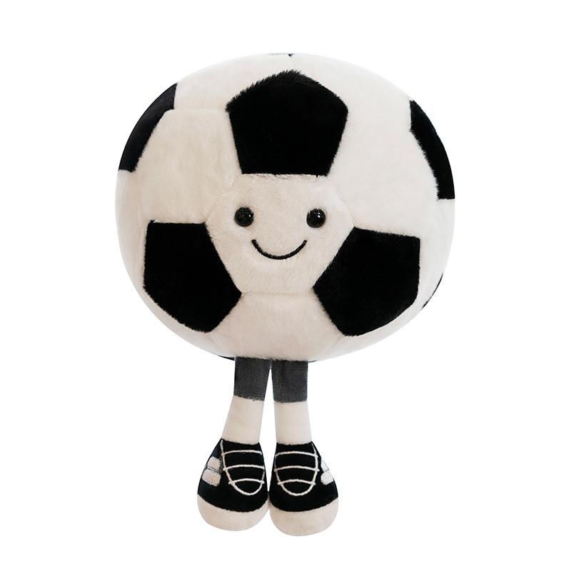 Football Basketball And Volleyball Plush Toy With Pp Cotton For Kids Home Decor And Birthday Gift