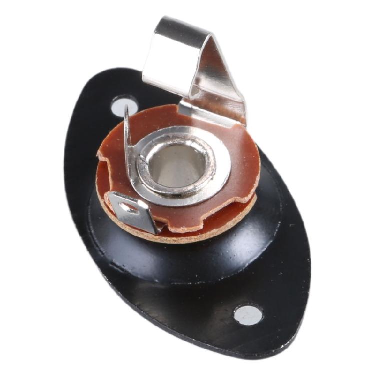 Electric Guitar Jack Output Jackplate Indented Curved Output Socket With Screws
