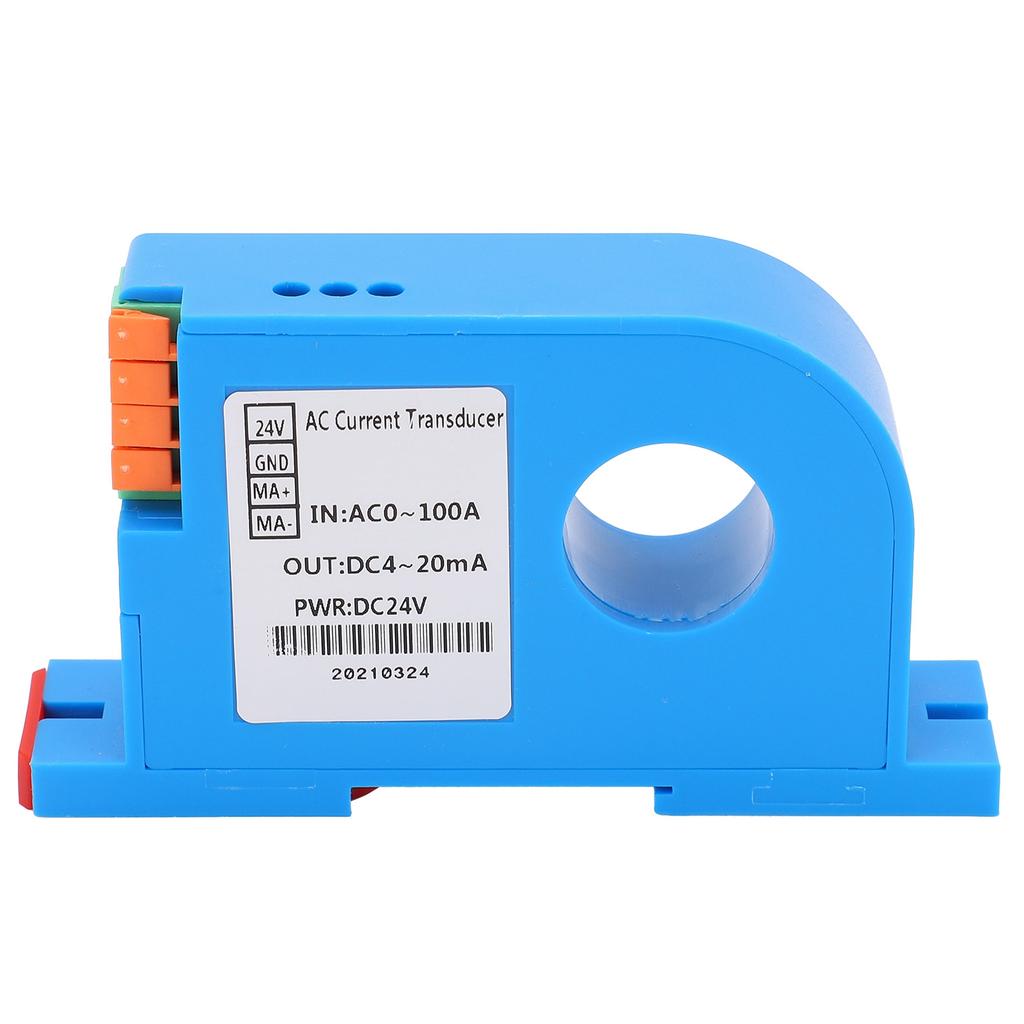 AC Current Transmitter DC4‑20mA Output Power Distribution Control Current Transformer AC0‑100A