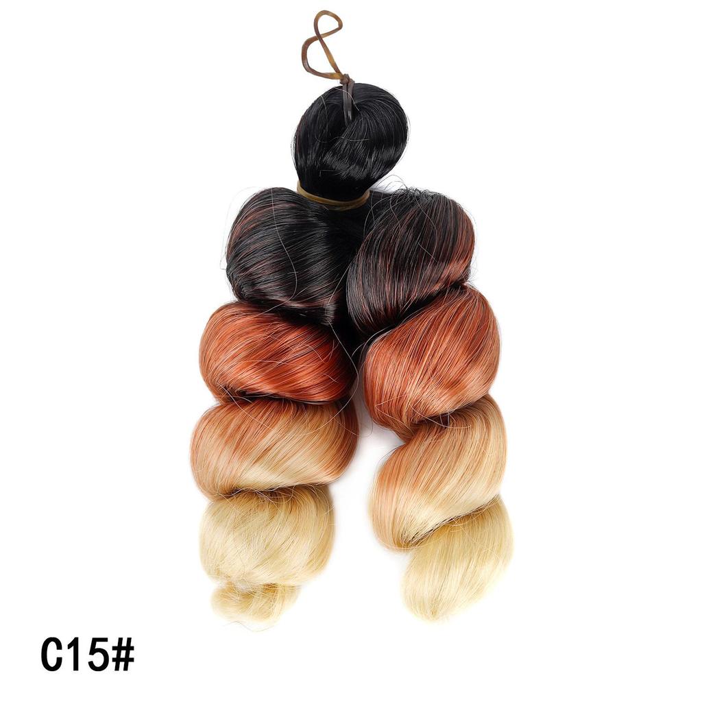 Short French Curly Crochet Hair Loose Wave Synthetic Braiding Hair Extensions for Black Women