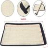 Natural Sisal Cat Scratcher Mat Scratching Pad For Furniture Protection Claw Grinding Indoor Kitten Training Toy Activity Board