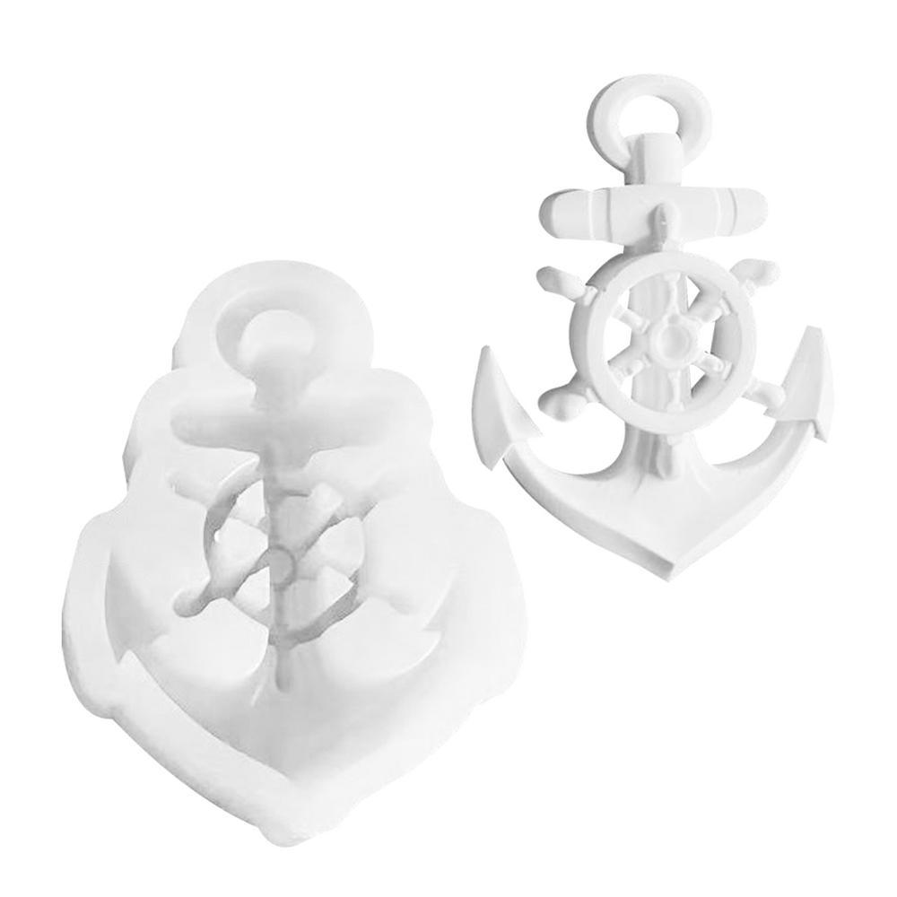 Schiffsankerform Schiffsanker Wiederverwendbare Silikon DIY Form Anfängerfreundliche Epoxidgießharzform Leicht Entformen Für Kerzen