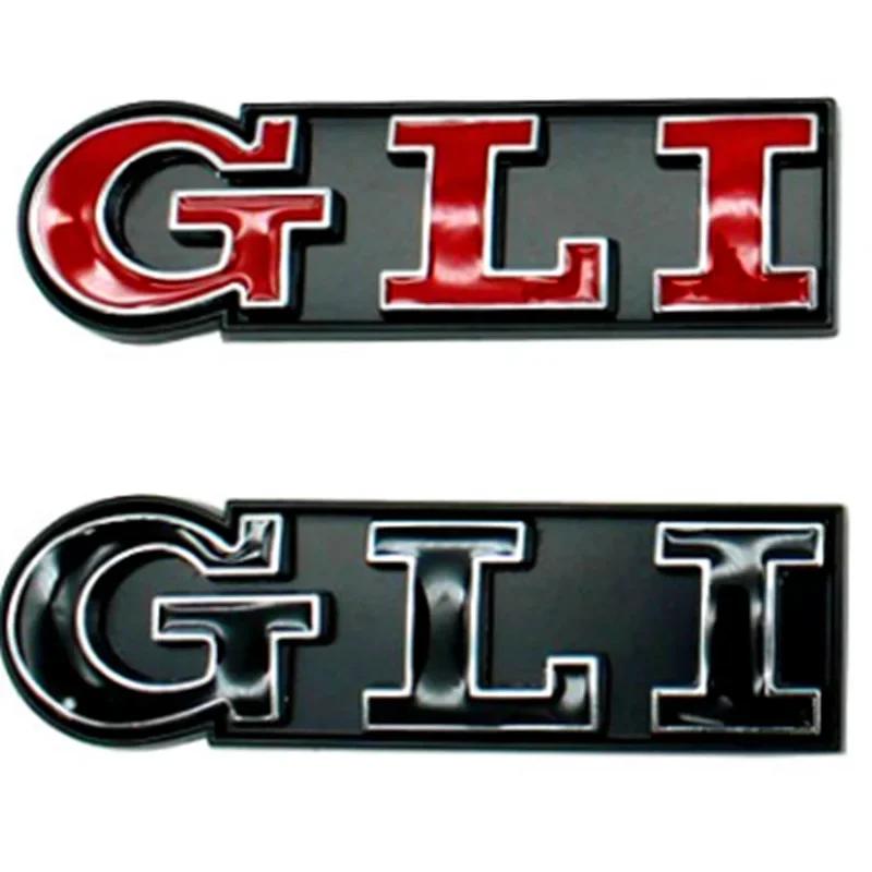 2026 Hot For Volkswagen VW Metal Car GLI Logo Emblem Front Grille Badge Decals for Volkswagen Polo Jetta Golf MK2 MK3 MK4 MK5 MK