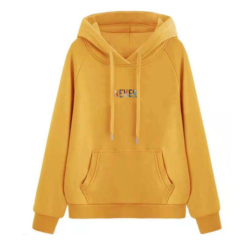 Felpe con cappuccio ispessite da donna Felpe con cappuccio calde invernali  da donna a tinta unita Stampata Madre Slim Loose Versatile Top acquista in  modo economico — spedizione gratuita, recensioni reali con
