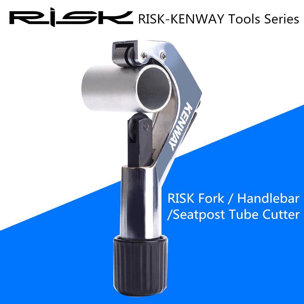 Risk Front Fork Seatpost Tube Cutter Tool Bike Metal Tube Cutting for 6-42mm Pipe Bicycle Repair Tool Handlebar Cut Tools Parts