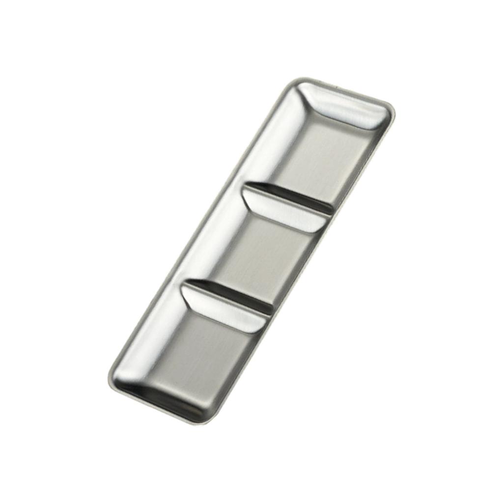 304 Stainless Steel Condiment Dish for Kitchen Dining and Restaurants Rustproof Dipping Bowl Appetizer Plate