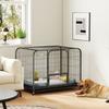 Heavy Duty Dog Crate,116 x 77 x 88 cm, Large Dog Cage for Small to Large Breeds