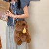 Marmot Plyšový Batoh Kawaii Kapybara Crossbody Plyšová Taška Roztomilá Kreslená Plyšová Bábika Fahsion Kawaii Batohy pre Ženy