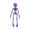 Esqueleto Humano Impresso em 3D Articulação Móvel Brinquedo de Halloween Infantil Ímã de Geladeira Criativo