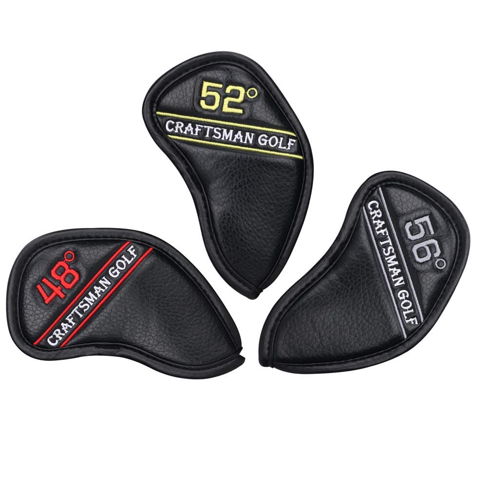 CRAFTSMAN Golf Wedge Cover Iron Cover Head Cover Colorful Number