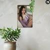 Metal Wall Art Retro Anime Girl Sign Manga Decor Home Man Cave Gift