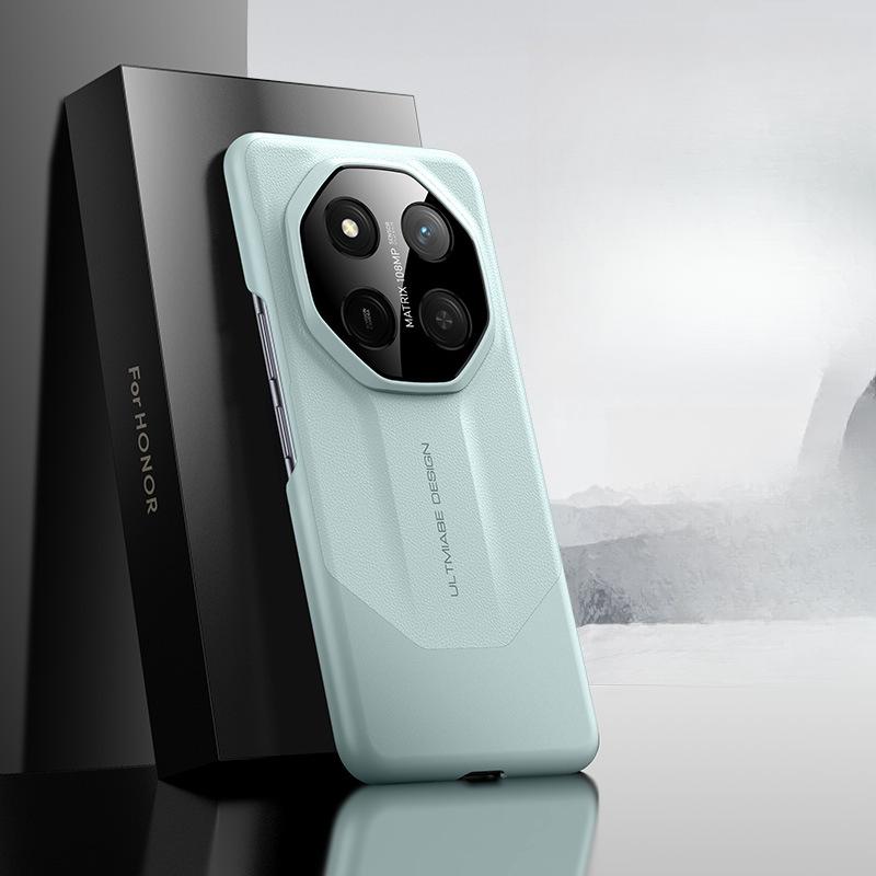 Suitable for Honor X60 Mobile Phone Case High-end Simple Honoror Anti-fall X60pro All-inclusive Business Men's and Women's Plain Leather Case