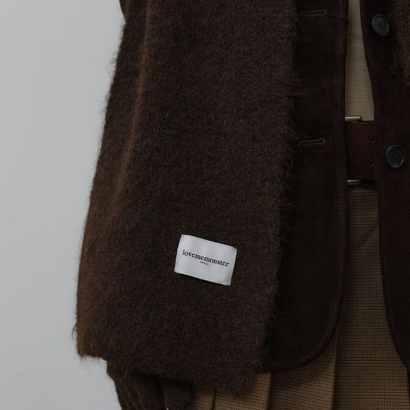 LOVE ME MONSTER Mild Winter Muffler_2COL(WHITE/BROWN) (L244MMFG02)