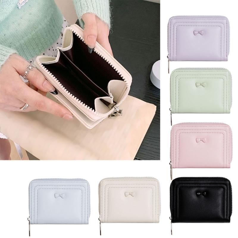 Women Small Compact Wallets Pu Leather Clutch Purses Card Holder Ladies Purse Money Bag,Clutch Purse Bifold Purses