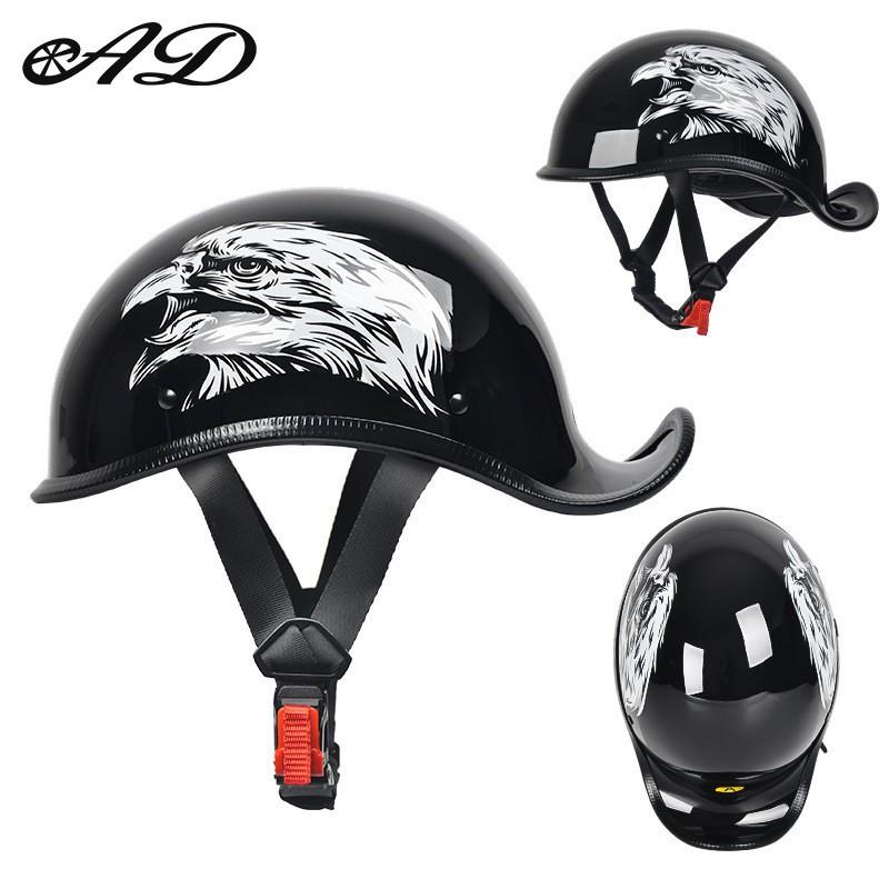

Motorcycle American Semi-helmet Men Women s Universal Helmet Light Cruising AD Factory L code 57-58CM
