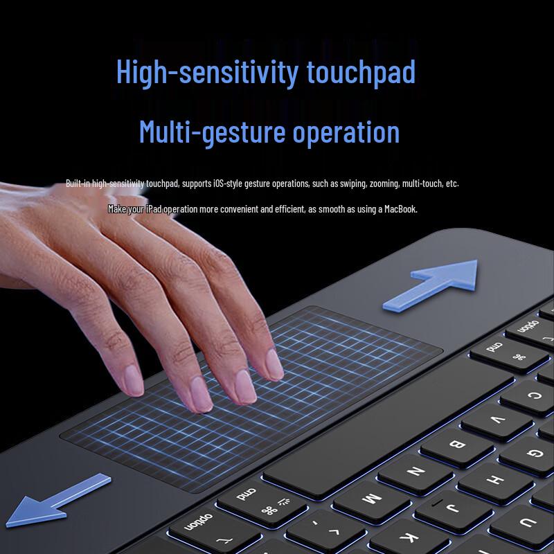 Jingshan Magnetic Magic Keyboard Case for iPad