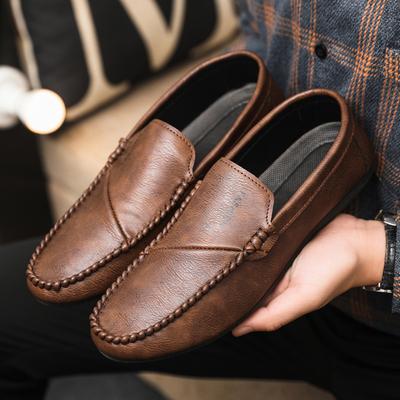 Modne Męskie Mokasyny z Prawdziwej Skóry Oddychające Wsuwane Męskie Buty do Jazdy Włoska Luksusowa Marka Męskie Buty Codzienne Mokasyny Chaussure Homme