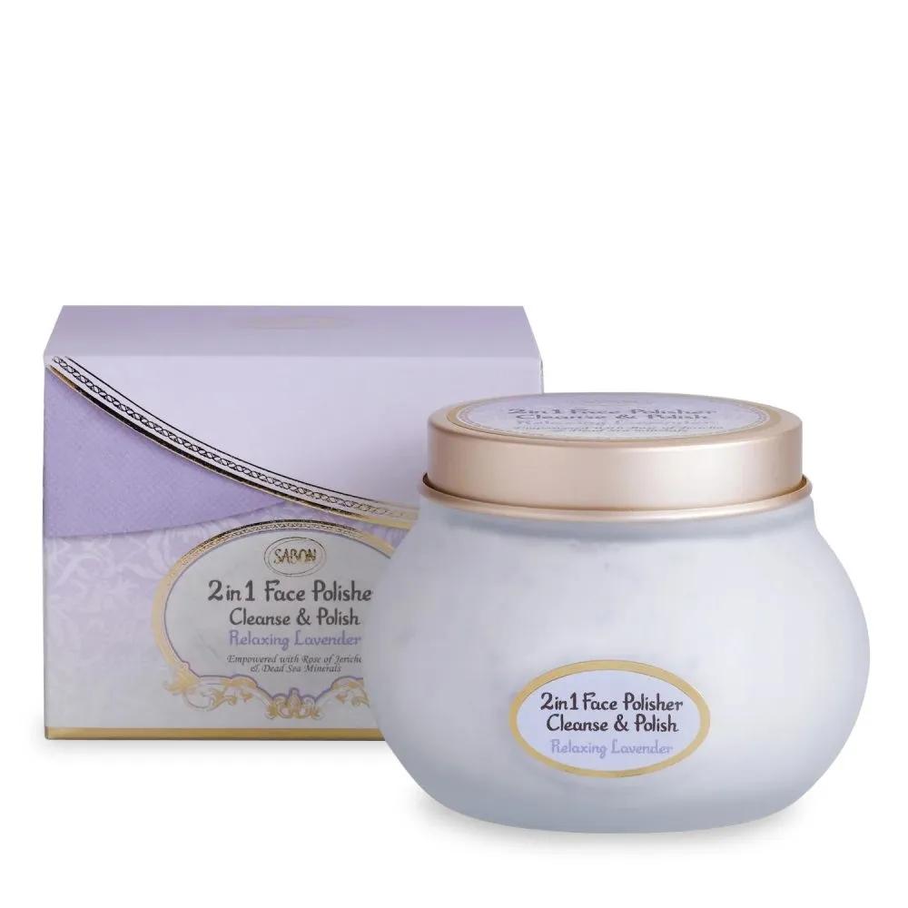 SABON 2-in-1 Face Polisher Relaxing Lavender 200ml Scrub