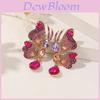 Animal Zodiac Butterfly Earrings With Luxurious Design For Evening Wear And Women