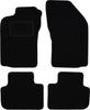 Schwarze Velours-Fußmatten für: Alfa Romeo 147 Schrägheck (2000–2010)