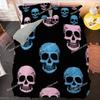 New Skull Bedding Set Single Twin Full Queen King Size Bed Set Adult Kid Bedroom Duvet Cover Sets 3D Print Bed Sheet Set741