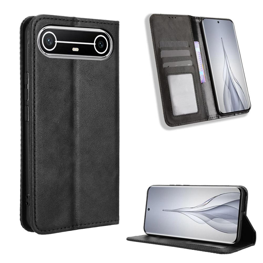 Flip Cover for Tecno Pova Slim / Tecno Spark Slim PU Leather Full-Body Protection [RFID Blocking] Phone Cases Wallet Cover