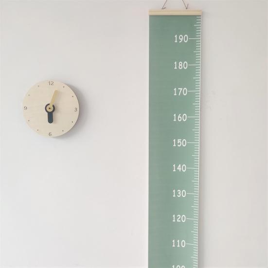 Growth Chart Removable Nordic Style Solid Color Height Measurement Ruler for Living Room