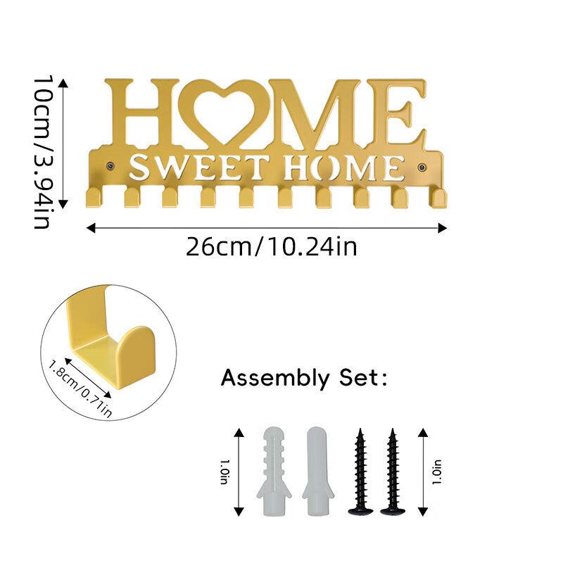 

ZNMW Decorative Gold Metal Wall Hooks (2-Pack)