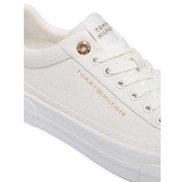 Tommy Hilfiger Th Foxing Platform Canvas Sneakers