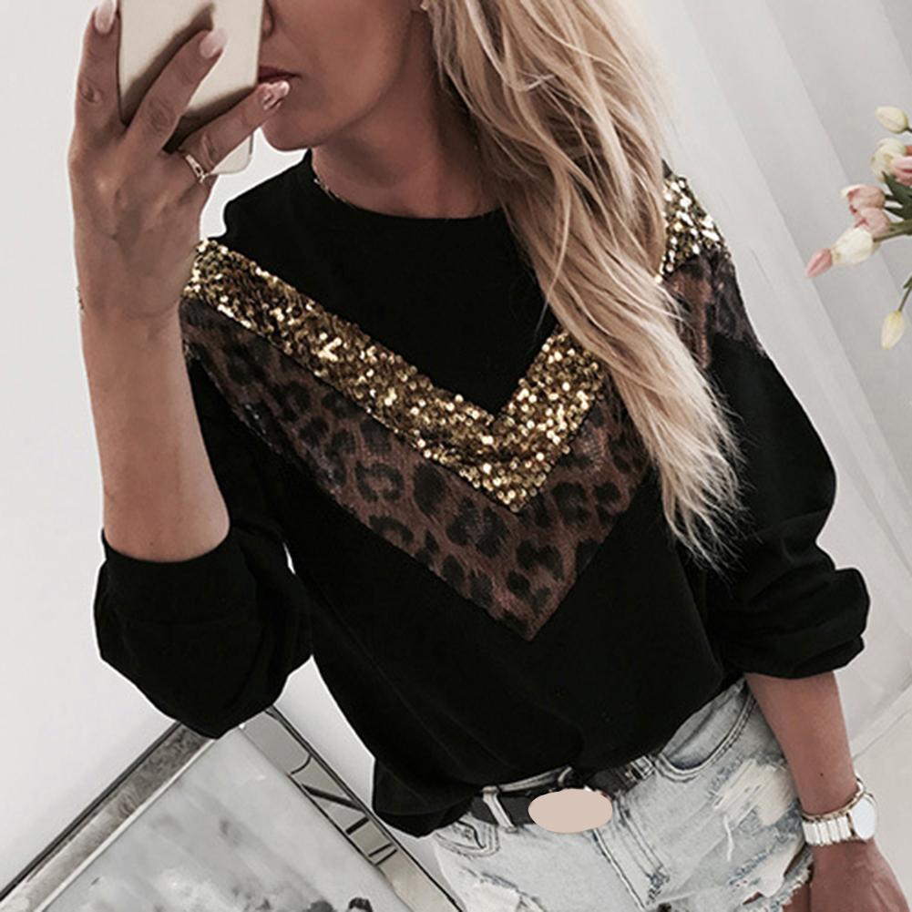 Sequin Hat Print Long Sleeve Sweatshirt main image 0