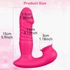 Rose Sucking Dildo Vibrator For Female Clitoral Sucker Vagina Clitoris Stimulator Vibrator Dildo G Spot Anal Vagina Massager Adult Women Sextoys 18+